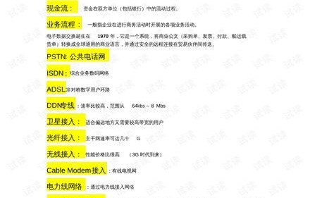 电子商务专业的名词解释