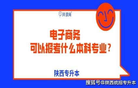电子商务能报的所有专业