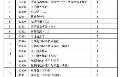 专业电子商务费用是多少