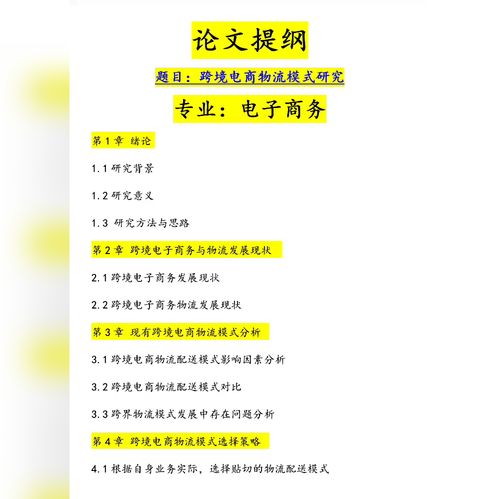 电子商务专业论文选题参考